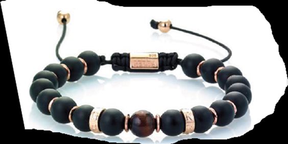 Bracciale Gerba Uomo macramè in Pietre dure ART319 - ART319